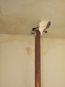 water damage ceiling