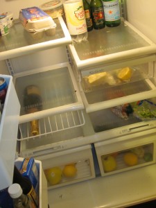inside refrigerator