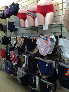 panties display at carsons